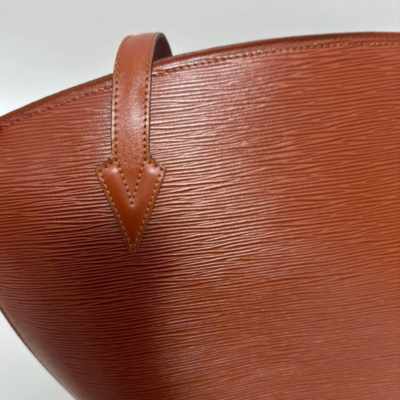 LOUIS VUITTON Brown Epi Saint Jacques Tote Handbag 🤎EUC - Picture 5 of 11